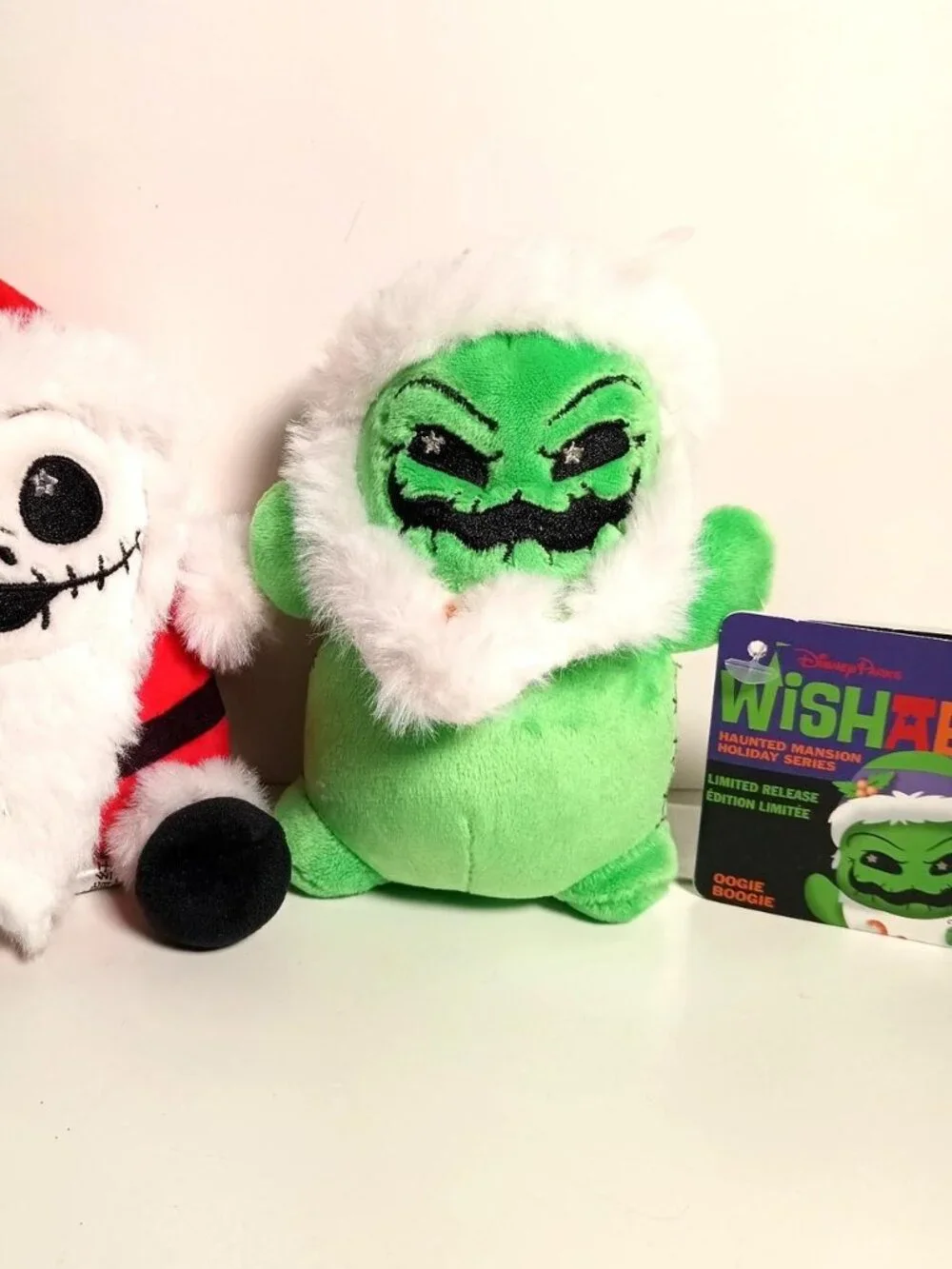 Disney Parks Wishables Nightmare Before Christmas Plush Santa Jack Oogie Boogie